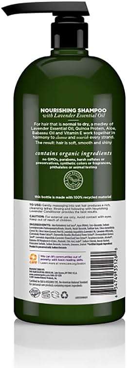 Avalon Organics Revitalizing Lavender Shampoo, 32 oz - Image 2