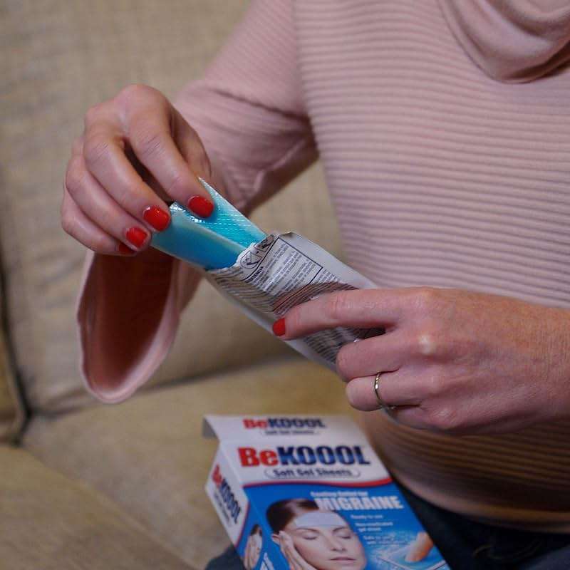 BeKOOOL Migraine Gel Sheets - 4 Count - Image 9