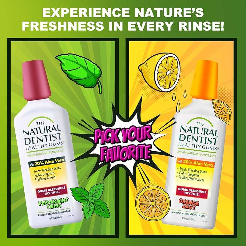 The Natural Dentist Peppermint Twist Mouthwash, No Alcohol & No Fluoride, Plant-Based Daily Rinse that Refreshes & Comforts the Mouth, 16.9 fl oz - Image 7