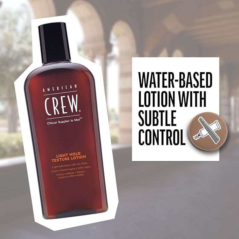 American Crew Men's Hair Texture Lotion, Lightweight, Light Hold for Fine & Thin Hair, Natural Finish & Low Shine, 8.4 fl oz - Image 4