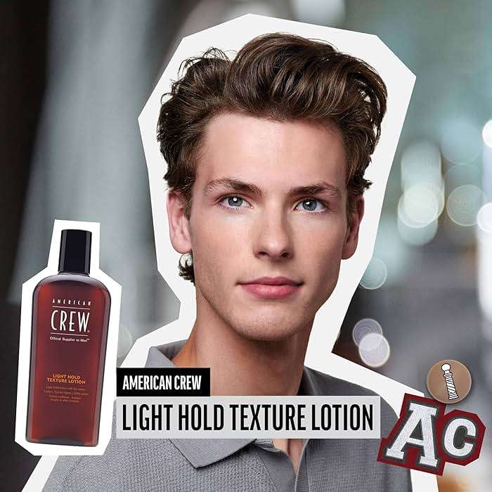 American Crew Men's Hair Texture Lotion, Lightweight, Light Hold for Fine & Thin Hair, Natural Finish & Low Shine, 8.4 fl oz - Image 5