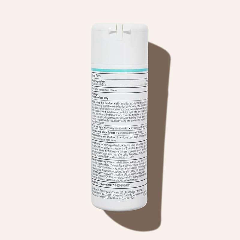Proactiv Acne Cleanser - Benzoyl Peroxide Face Wash and Acne Treatment - Daily Facial Cleanser and Hyularonic Acid Moisturizer with Exfoliating Beads - 60 Day Supply, 4 Fl Oz - Image 2