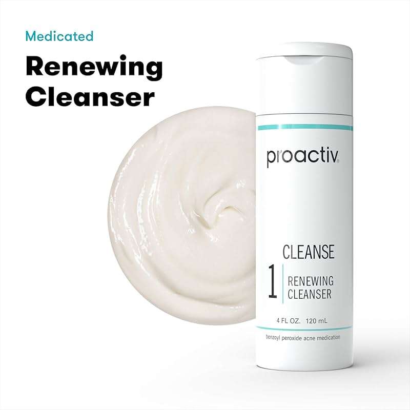 Proactiv Acne Cleanser - Benzoyl Peroxide Face Wash and Acne Treatment - Daily Facial Cleanser and Hyularonic Acid Moisturizer with Exfoliating Beads - 60 Day Supply, 4 Fl Oz - Image 3
