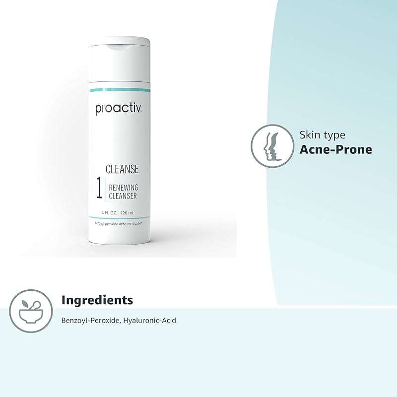 Proactiv Acne Cleanser - Benzoyl Peroxide Face Wash and Acne Treatment - Daily Facial Cleanser and Hyularonic Acid Moisturizer with Exfoliating Beads - 60 Day Supply, 4 Fl Oz - Image 10