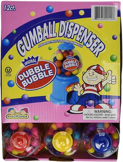 Dubble Bubble Mini Dispenser 12 Pack-1.41 OZ. (40g) - Image 2