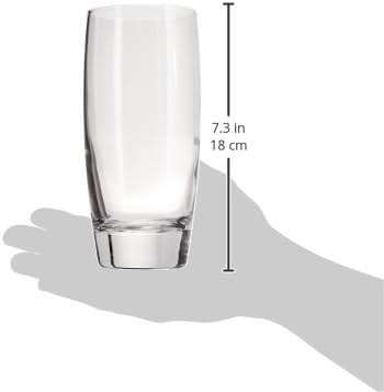Luigi Bormioli Michelangelo 20 oz Beverage Glasses - Large Capacity, Crystal-Clear Design - Fine Laser-Cut Rims, Ideal for Various Beverages, Dishwasher Safe, Made in Italy (Set of 4) - Image 3