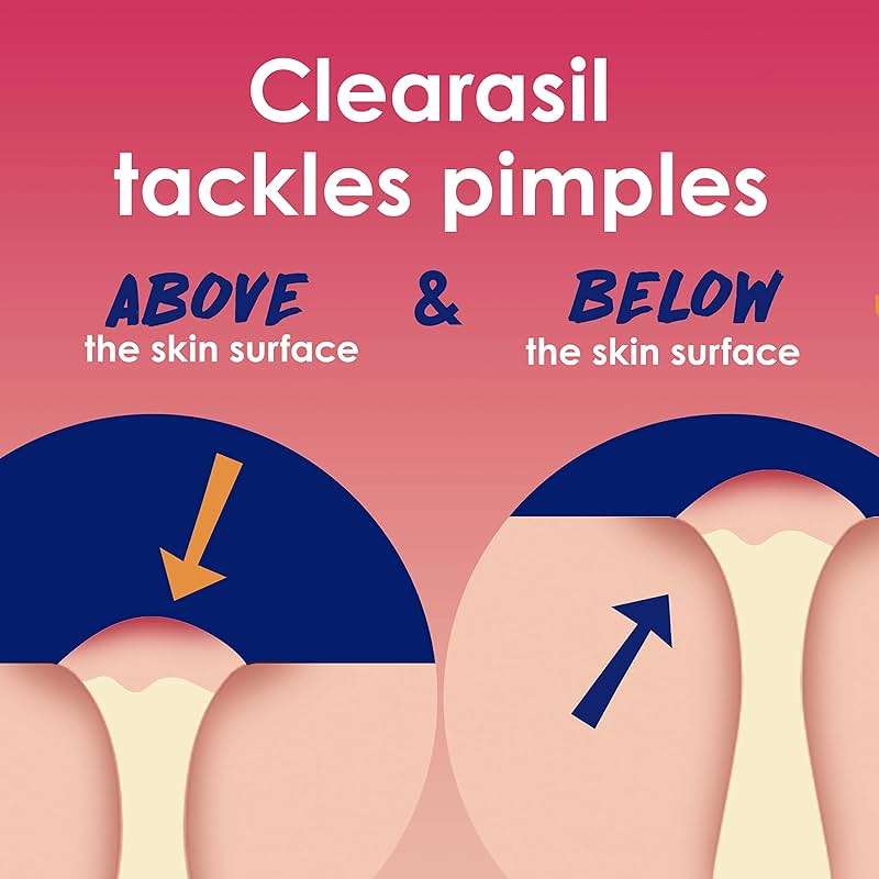 Clearasil Rapid Rescue Deep Treatment Acne Face Pads, Maximum Strenght with 2% Salicylic Acid Acne Treatment Medicine, 90 Count - Image 3