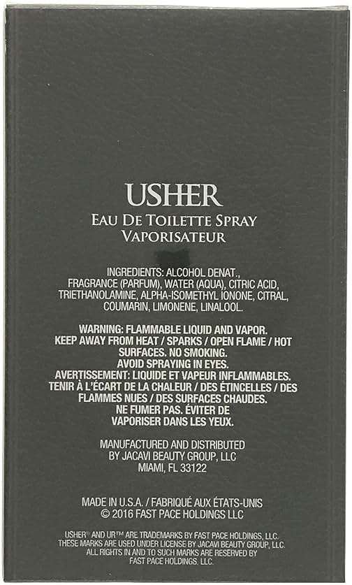 Usher By Usher For Men, Eau De Toilette Spray, 3.4-Ounce - Image 2
