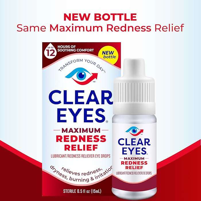 Clear Eyes | Maximum Redness Relief Eye Drops | 0.5 FL OZ - Image 2