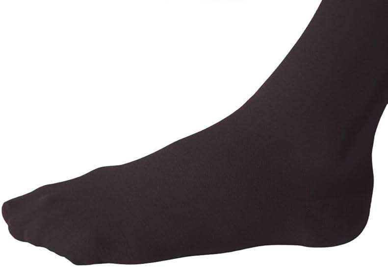 JOBST Relief Knee High Graduated Compression Socks, 15-20 mmHg - Comfortable Unisex Design - Closed Toe, Black, X-Large Full Calf - Image 2