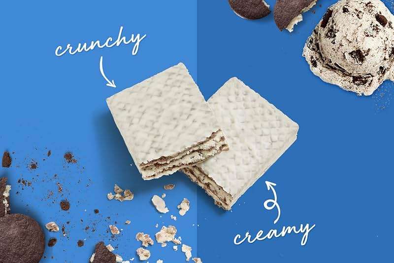Power Crunch Protein Energy Wafer Bars, Cookies and Creme, 1.4 Ounce (12 Count) - Image 8