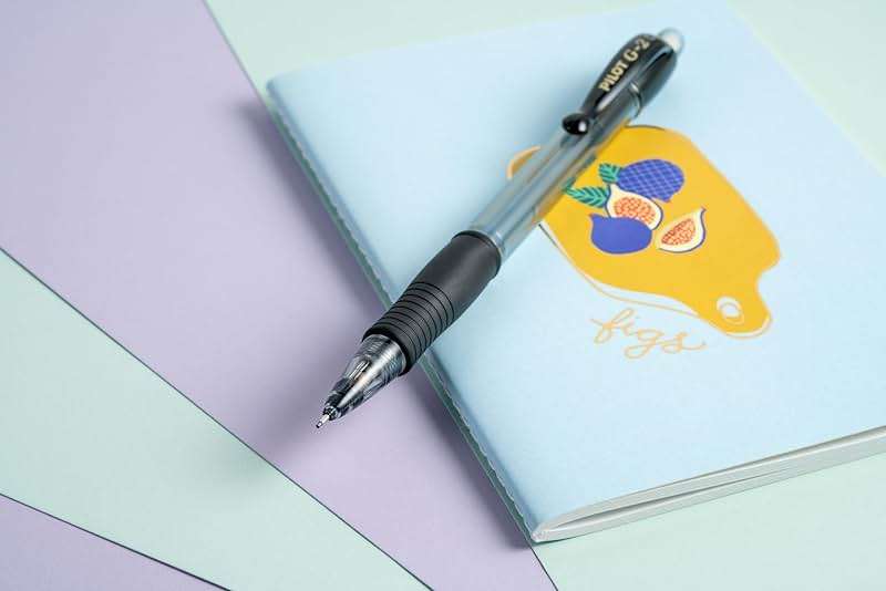 Pilot G2 0.7 Mechanical Pencils with Erasers, 0.7mm HB Lead, Black Accents, Mechanical Pencils Bulk Pack of 12 - Image 2