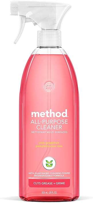 method All-Purpose Cleaner Spray, Pink Grapefruit - Cuts Grease & Grime on Counters, Glass, Sealed Wood & Floors, for Kitchen & Bathroom, 28 fl oz - Image 1