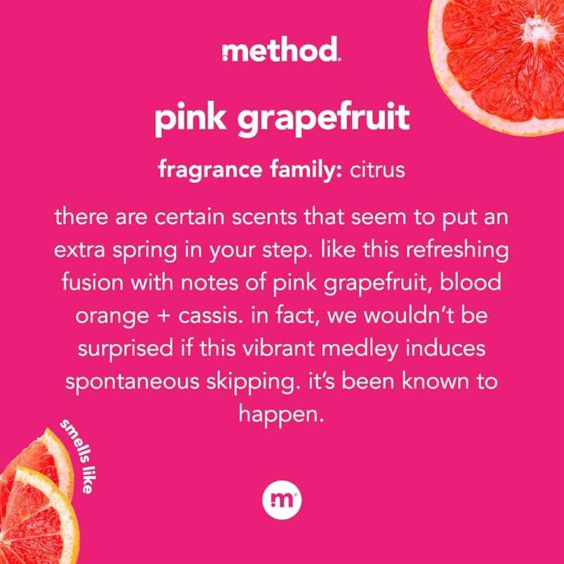 method All-Purpose Cleaner Spray, Pink Grapefruit - Cuts Grease & Grime on Counters, Glass, Sealed Wood & Floors, for Kitchen & Bathroom, 28 fl oz - Image 5