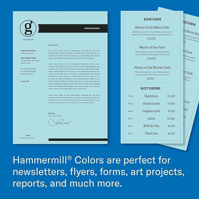 Hammermill Colored Paper, 20 lb Blue Printer Paper, 8.5 x 11 - Made in the USA, Pastel Paper, 103309R - 1 Ream (500 Sheets) - Image 8