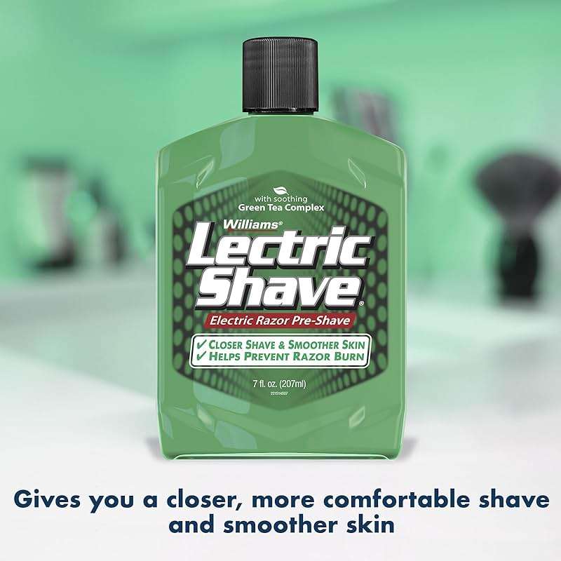 Williams Lectric Shave, Electric Razor Pre-Shave, 7 Ounce - Image 3
