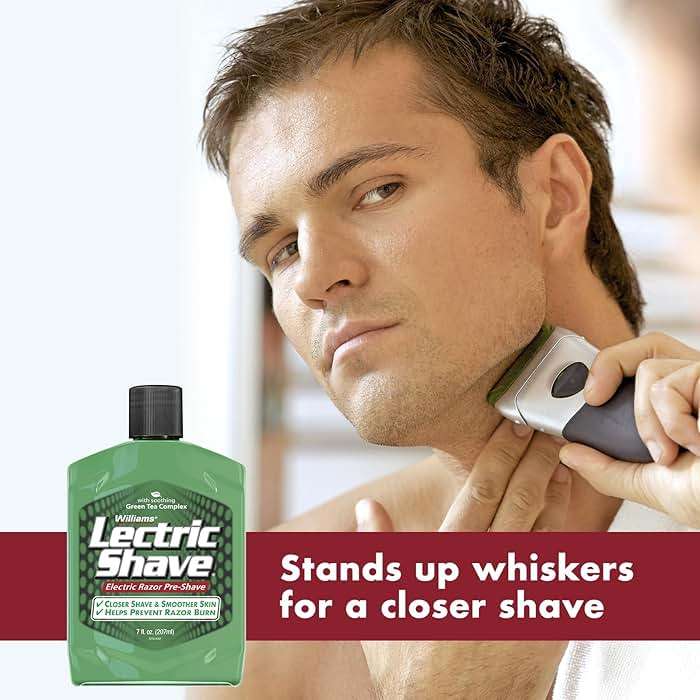 Williams Lectric Shave, Electric Razor Pre-Shave, 7 Ounce - Image 4