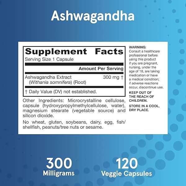 Jarrow Formulas Ashwagandha Capsules, 300 mg Supplement Supports Normalized Resistance to Mental and Physical Stress, 120 Veggie Capsules, 60 Day Supply - Image 6
