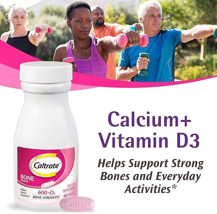 Caltrate 600 Plus D3 Calcium and Vitamin D Supplement Tablets, Bone Health Supplements for Adults - 200 Count - Image 2