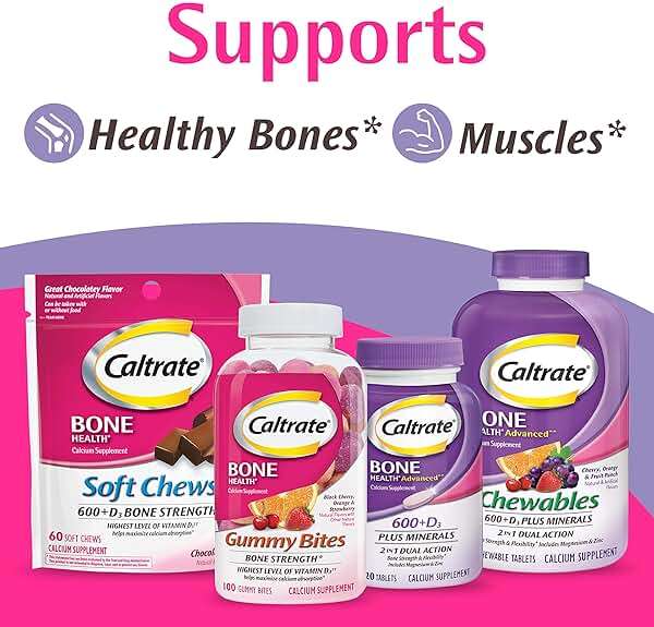 Caltrate 600 Plus D3 Calcium and Vitamin D Supplement Tablets, Bone Health Supplements for Adults - 200 Count - Image 9