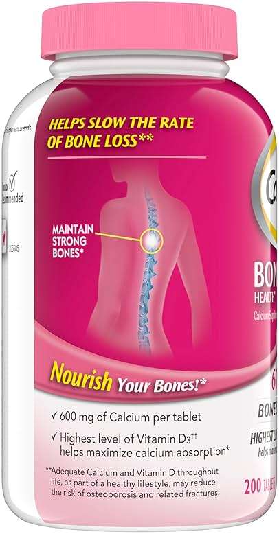 Caltrate 600 Plus D3 Calcium and Vitamin D Supplement Tablets, Bone Health Supplements for Adults - 200 Count - Image 10