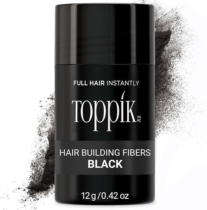 Toppik Hair Building Fibers, Fill In Fine or Thinning Hair Instantly Thicker, Fuller Looking Hair 9 Shades,4 size options - Image 1