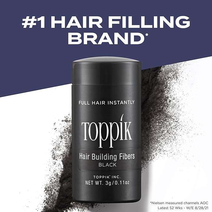 Toppik Hair Building Fibers, Fill In Fine or Thinning Hair Instantly Thicker, Fuller Looking Hair 9 Shades,4 size options - Image 2