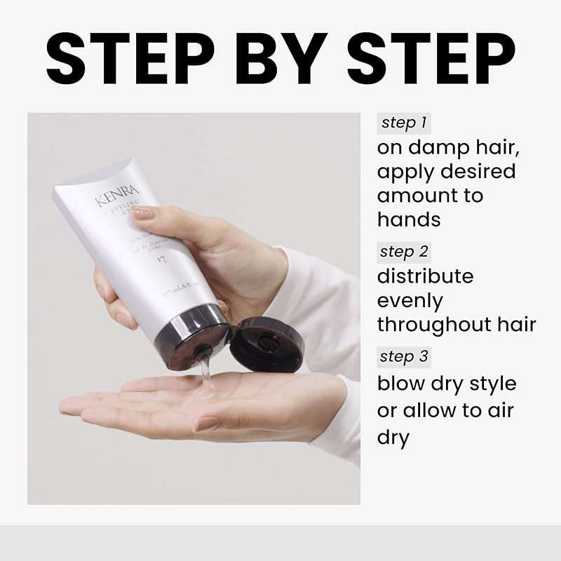Kenra Styling Gel 17 | High Hold Gel | Creates Fullness & Adds Shine | Controls Coarse, Unruly Hair Textures | Alcohol-Free, Non-Drying, & Non-Flaking | Medium To Coarse Hair - Image 4
