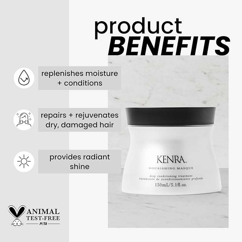 Kenra Nourishing Masque | Deep Conditioning Treatment | Replenishes Moisture & Conditions | Repairs & Rejuvenates Dry, Damaged Hair | Provides Radiant Shine| All Hair Types - Image 2