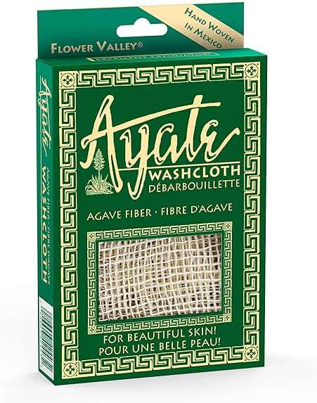 Ayate Washcloth, Face & Body Exfoliating Wash Cloth for Shower, Body Loofah Alternative, Scrub Towel, Resists Mold, Made from Agave Fiber - Image 1