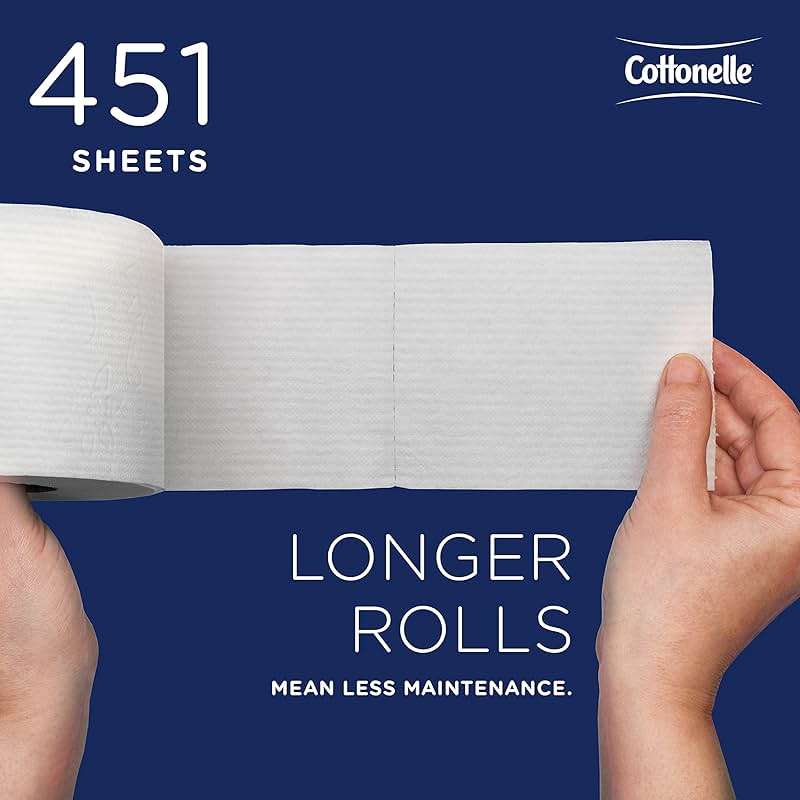 Cottonelle Professional Standard Roll Bulk Toilet Paper (17713), 2-Ply, White (60 Rolls of 451 Sheets, 27,060 Sheet Total) - Image 9