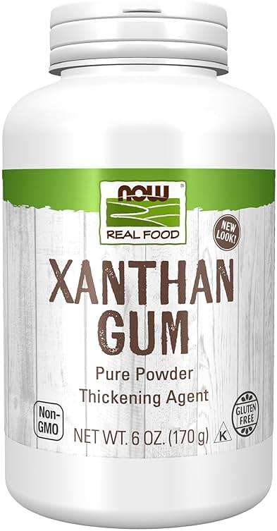 NOW Foods, Xanthan Gum Pure Powder, Kosher and Gluten-Free Natural Thickener, 6-Ounce - Image 1