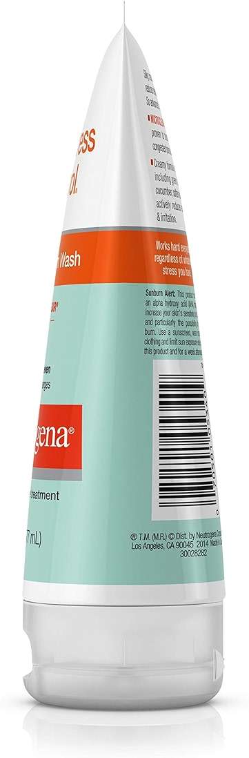 Neutrogena Oil-Free Acne Stress Control Power-Cream Wash, Multi, Cucumber, 6 Ounce - Image 7