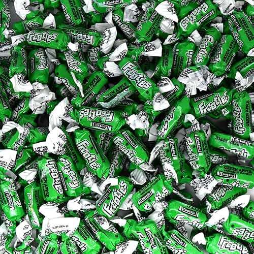 Tootsie Roll Frooties Chewy Candy - 360-piece Bag (Gluten and Peanut Free) Green Apple 38.8 Ounce - Image 3