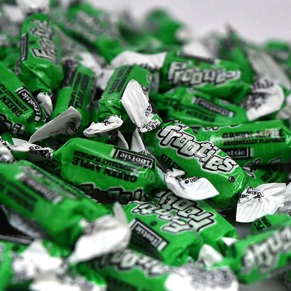 Tootsie Roll Frooties Chewy Candy - 360-piece Bag (Gluten and Peanut Free) Green Apple 38.8 Ounce - Image 4