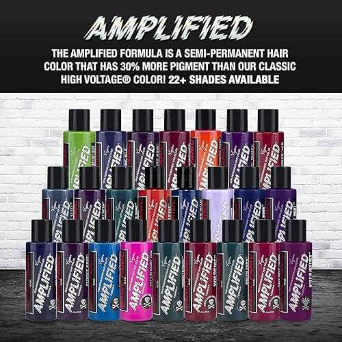 MANIC PANIC Virgin Snow Blonde Toner - Amplified - Semi-Permanent Blue-Tinted Toner for Blondes or Bleached Hair - Removes Brassiness (4oz) - Image 4