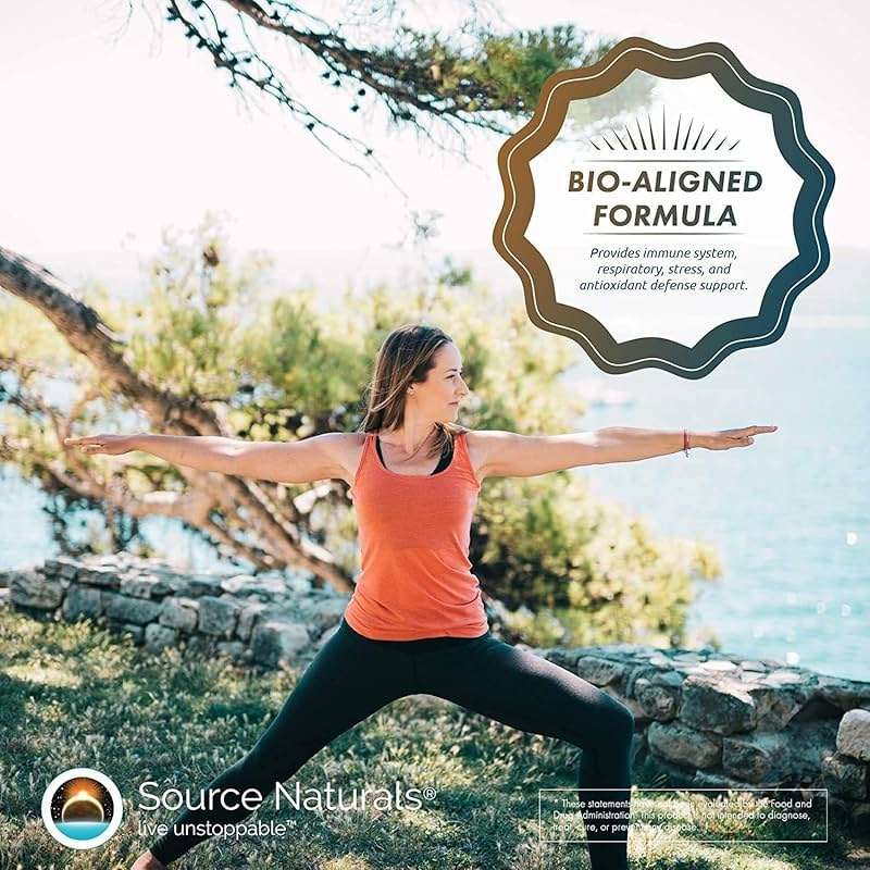 Source Naturals Wellness Formula, Advanced Immune Support*, Bio-Aligned Vitamins & Herbal Defense - Immune System Support Supplement & Immunity Booster - 120 Capsules - Image 7