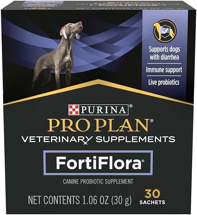 Purina Pro Plan Veterinary Supplements FortiFlora Dog Probiotic Supplement, Canine Nutritional Supplement - 30 ct. Boxes - Image 1
