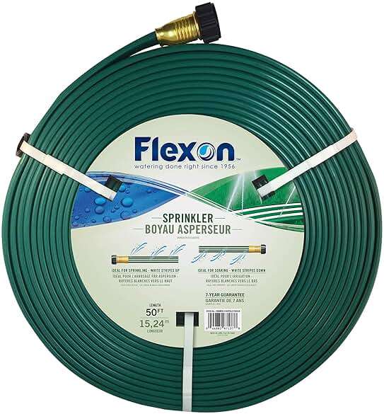 Flexon FS50 3-Tube Soaker/Sprinkler Hose, 50-feet - Image 1