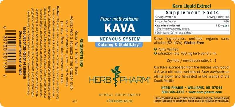 Herb Pharm Kava Root Liquid Extract: Reduces Stress, Relaxing, Vegan, Non-GMO Kava Kava Tincture for Calm & Relaxed Mind, Made with Noble Kava, Gluten-Free, Up to 3 Month Supply, 4 oz - Image 13