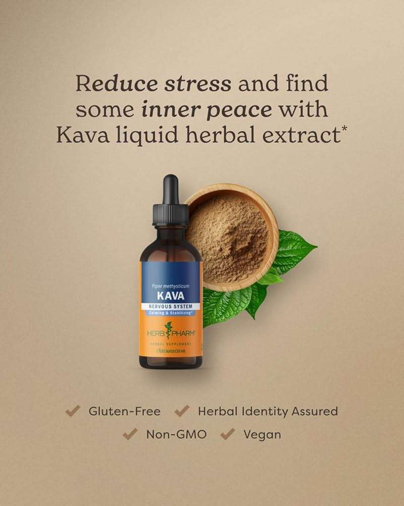 Herb Pharm Kava Root Liquid Extract: Reduces Stress, Relaxing, Vegan, Non-GMO Kava Kava Tincture for Calm & Relaxed Mind, Made with Noble Kava, Gluten-Free, Up to 3 Month Supply, 4 oz - Image 8