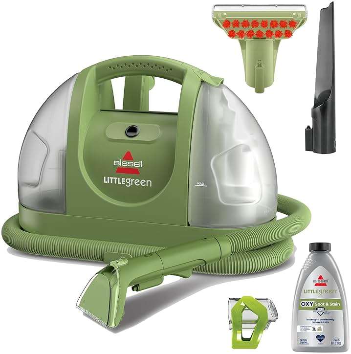 BISSELL Little Green Multi-Purpose Portable Carpet and Upholstery Cleaner, Car and Auto Detailer, with Exclusive Specialty Tools, Green, 1400B - Image 1