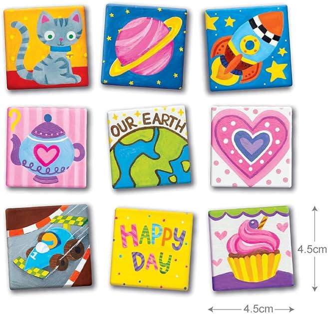 4M Magnetic Mini Tile Art, Art & Crafts DIY Kit, For Boys & Girls Ages 8+ - Image 3