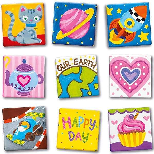 4M Magnetic Mini Tile Art, Art & Crafts DIY Kit, For Boys & Girls Ages 8+ - Image 5