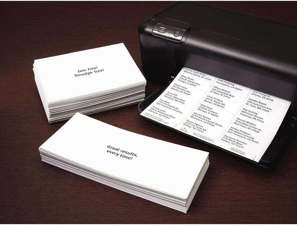PRES-a-ply Laser Address Labels, 1 x 2-5/8, White, 3000/Box - Image 4