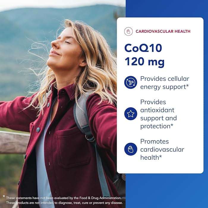 Pure Encapsulations CoQ10 120 mg - Coenzyme Q10 Supplement for Heart Health, Energy, Antioxidants, Brain & Memory Health - Cellular Health, Cognition & Cardiovascular Support* - 120 Capsules - Image 3