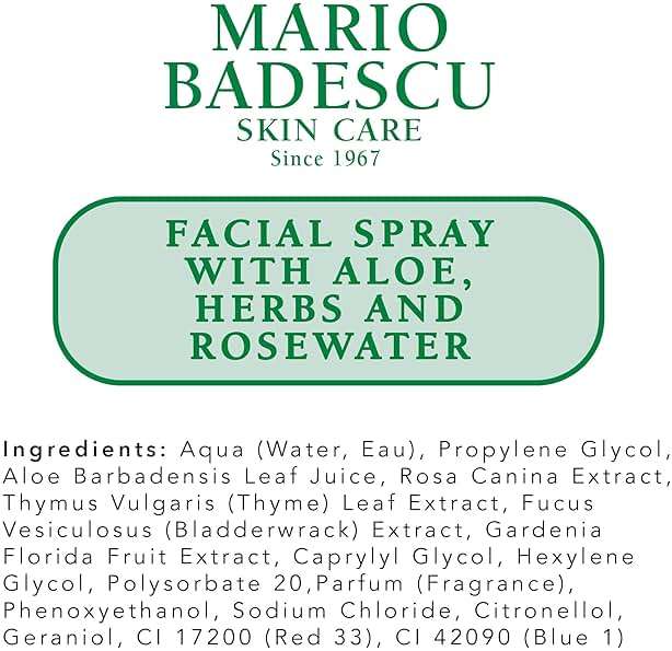 Mario Badescu Facial Spray with Aloe, Herbs and Rose Water for All Skin Types, Face Mist that Hydrates, Rejuvenates & Clarifies - Image 9