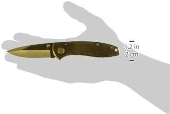 Smith & Wesson Executive CK110GL 6.8in High Carbon S.S. Folding Knife with 2.8in Drop Point Blade and Aluminum Handle for Outdoor, Tactical, Survival and EDC - Image 3