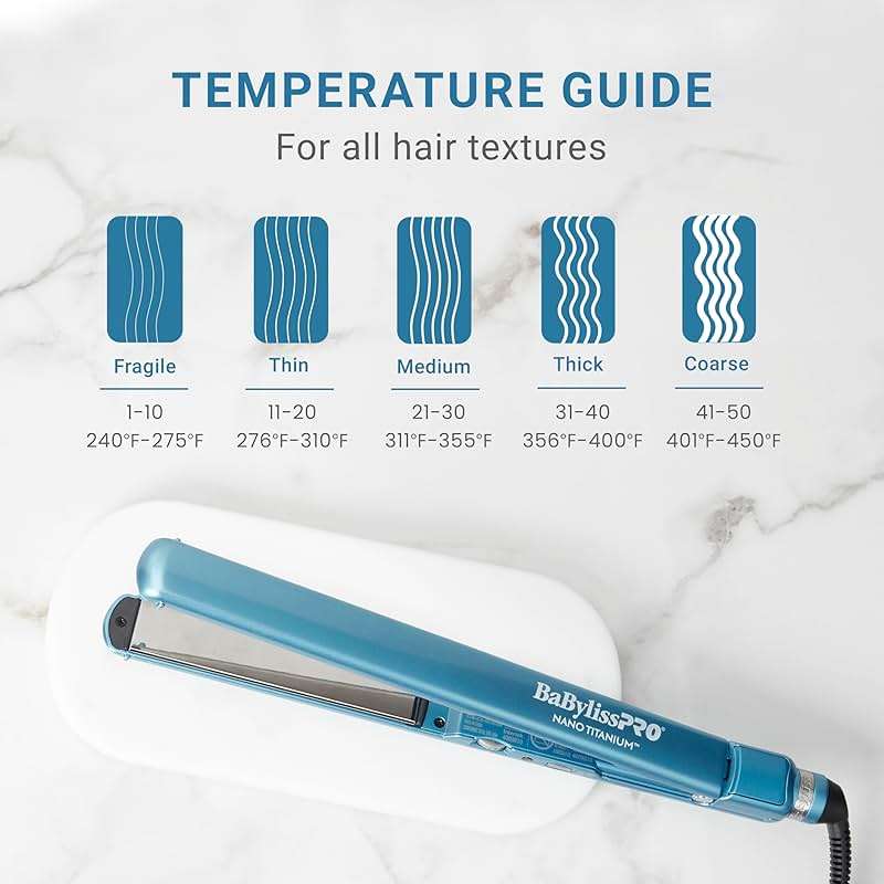 BabylissPRO Nano Titanium Ultra-Thin Hair Straightener, Professional Flat Iron, 5-Inch Extended Plates for Faster Straightening, for All Hair Types - Image 4