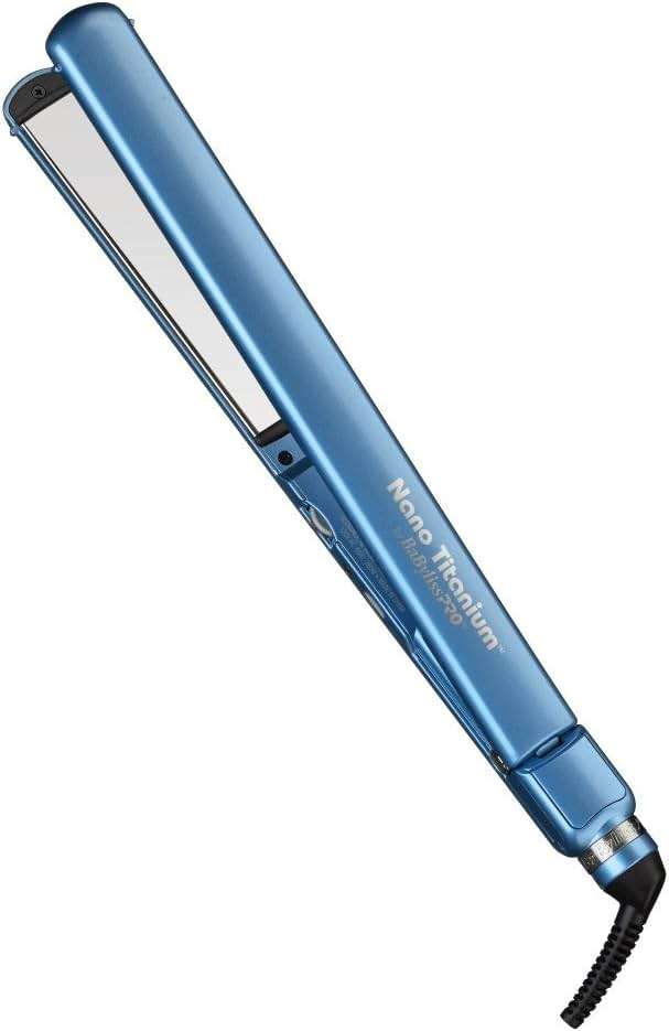 BabylissPRO Nano Titanium Ultra-Thin Hair Straightener, Professional Flat Iron, 5-Inch Extended Plates for Faster Straightening, for All Hair Types - Image 8